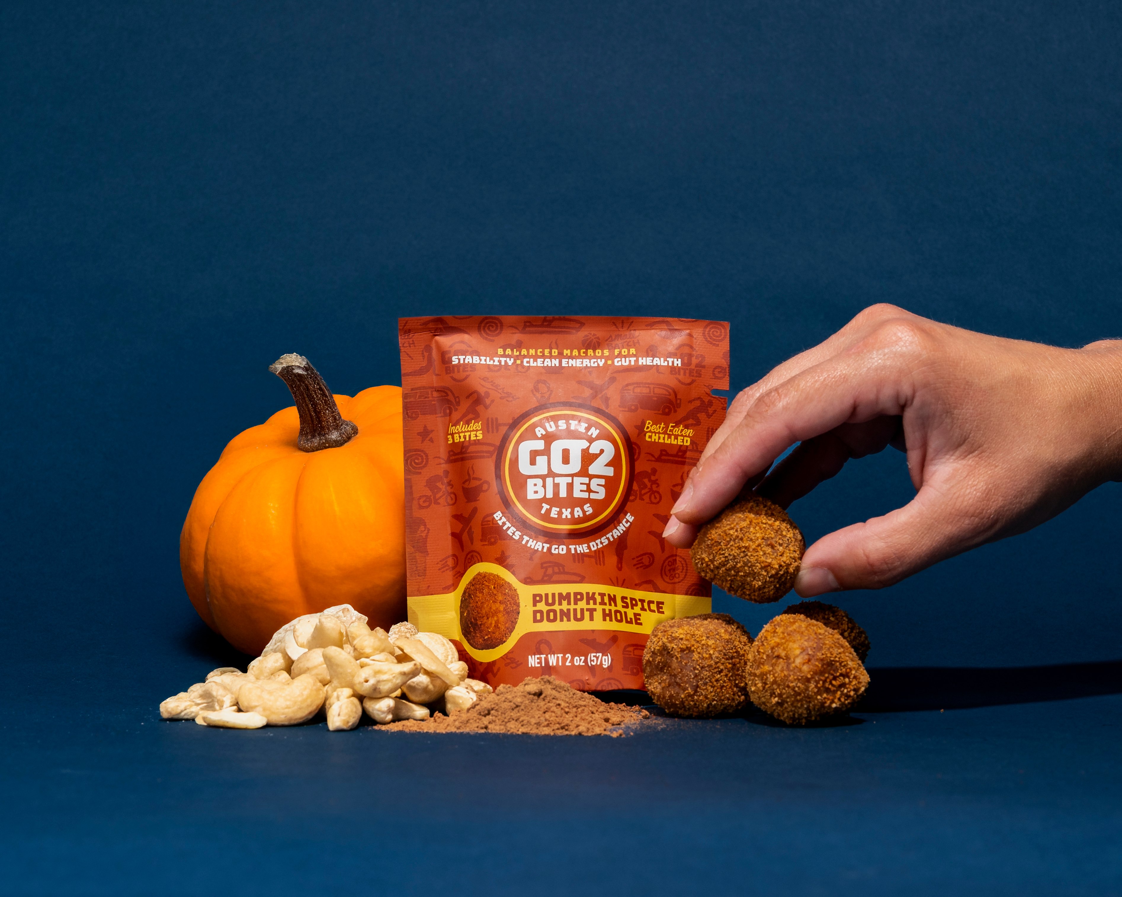 Pumpkin Spice Donut Hole